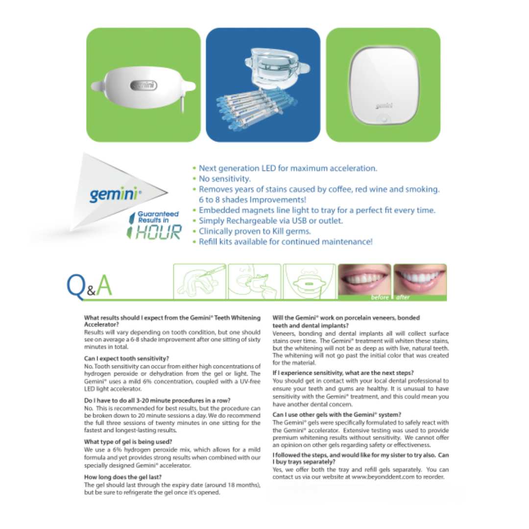 Gemini® Teeth Whitening Accelerator