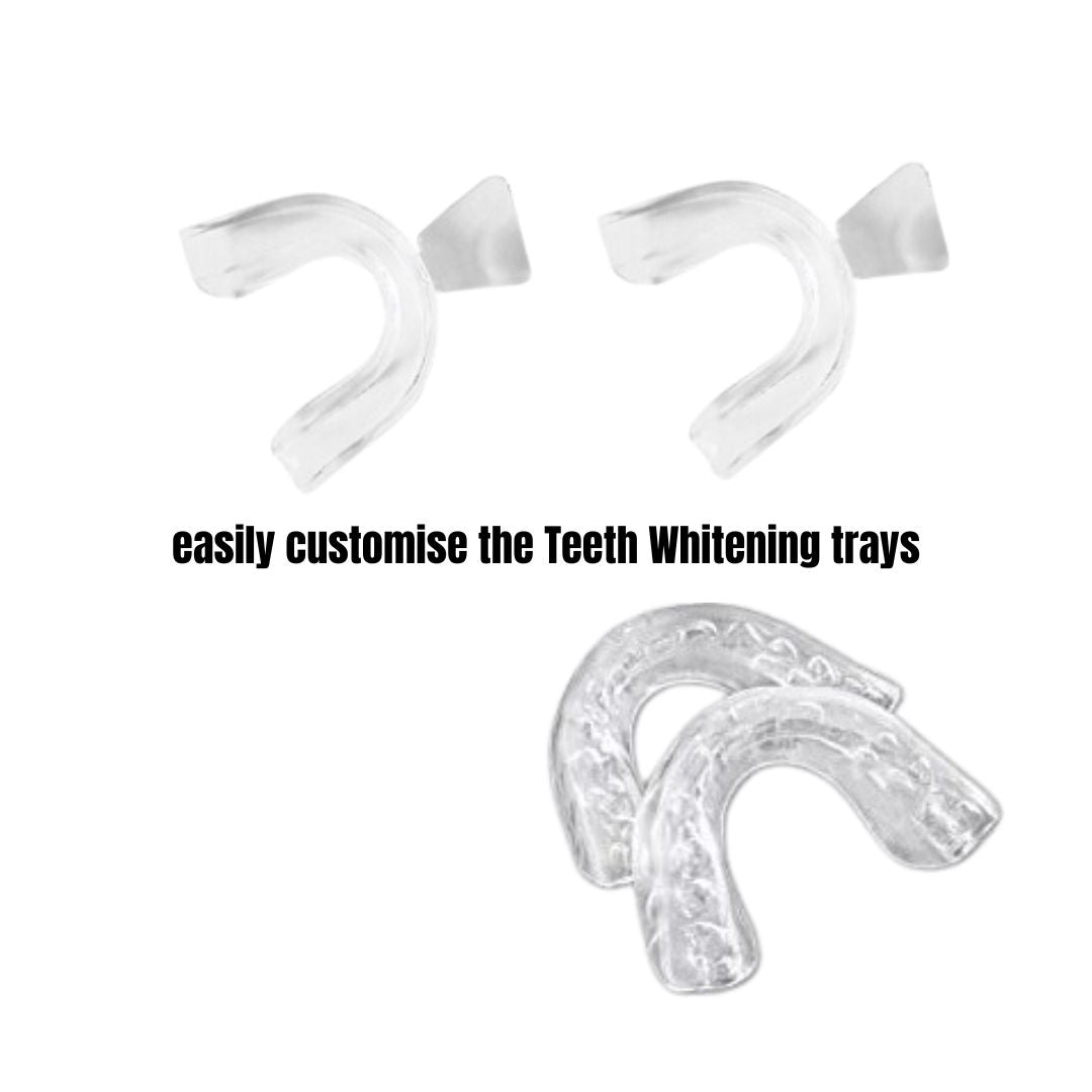 Moldable Teeth Whitening Trays - Set of 2 with Storage Box