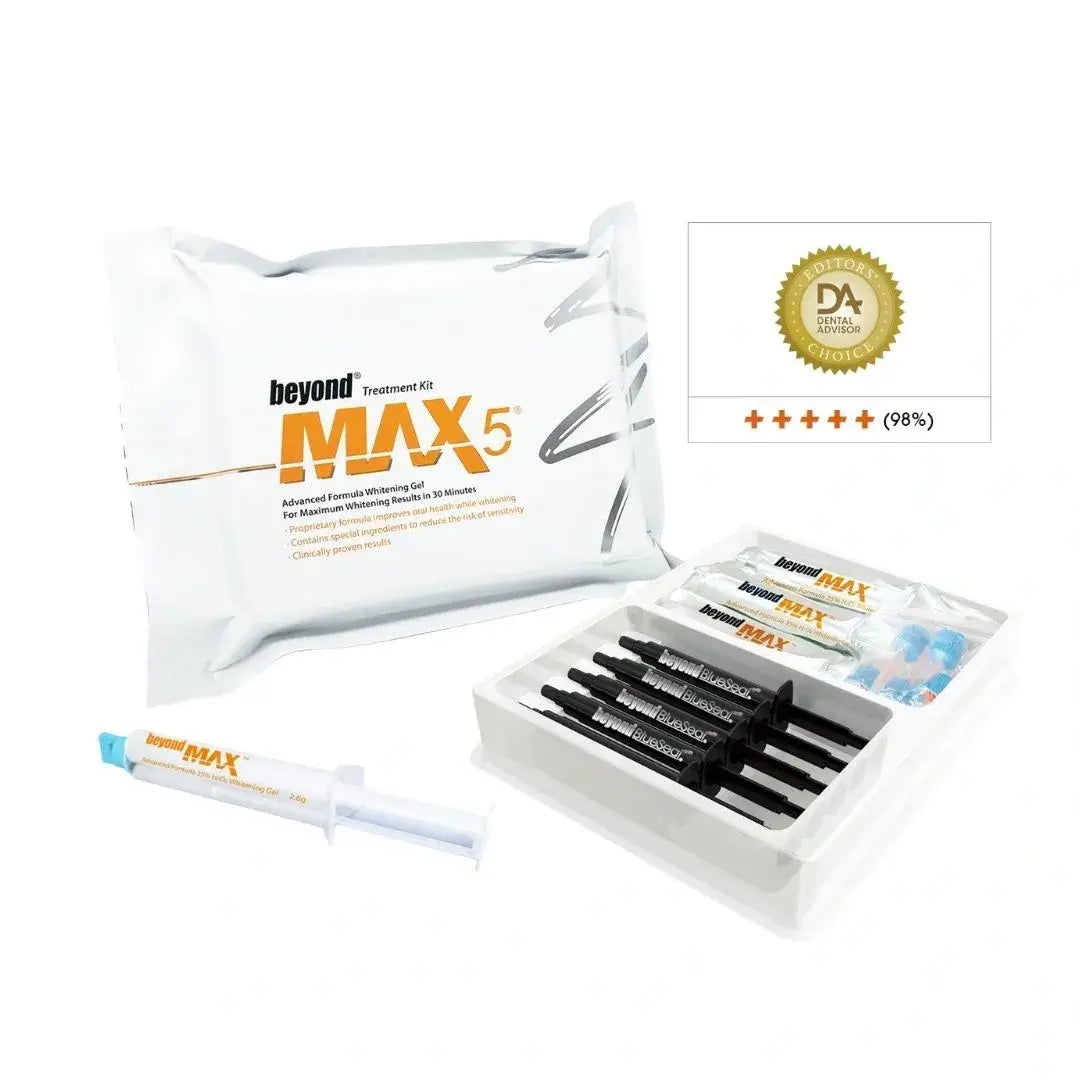 Learn more about the BEYOND MAX5 Teeth Whitening Gels and more!! Professional Strength Teeth whitening gel