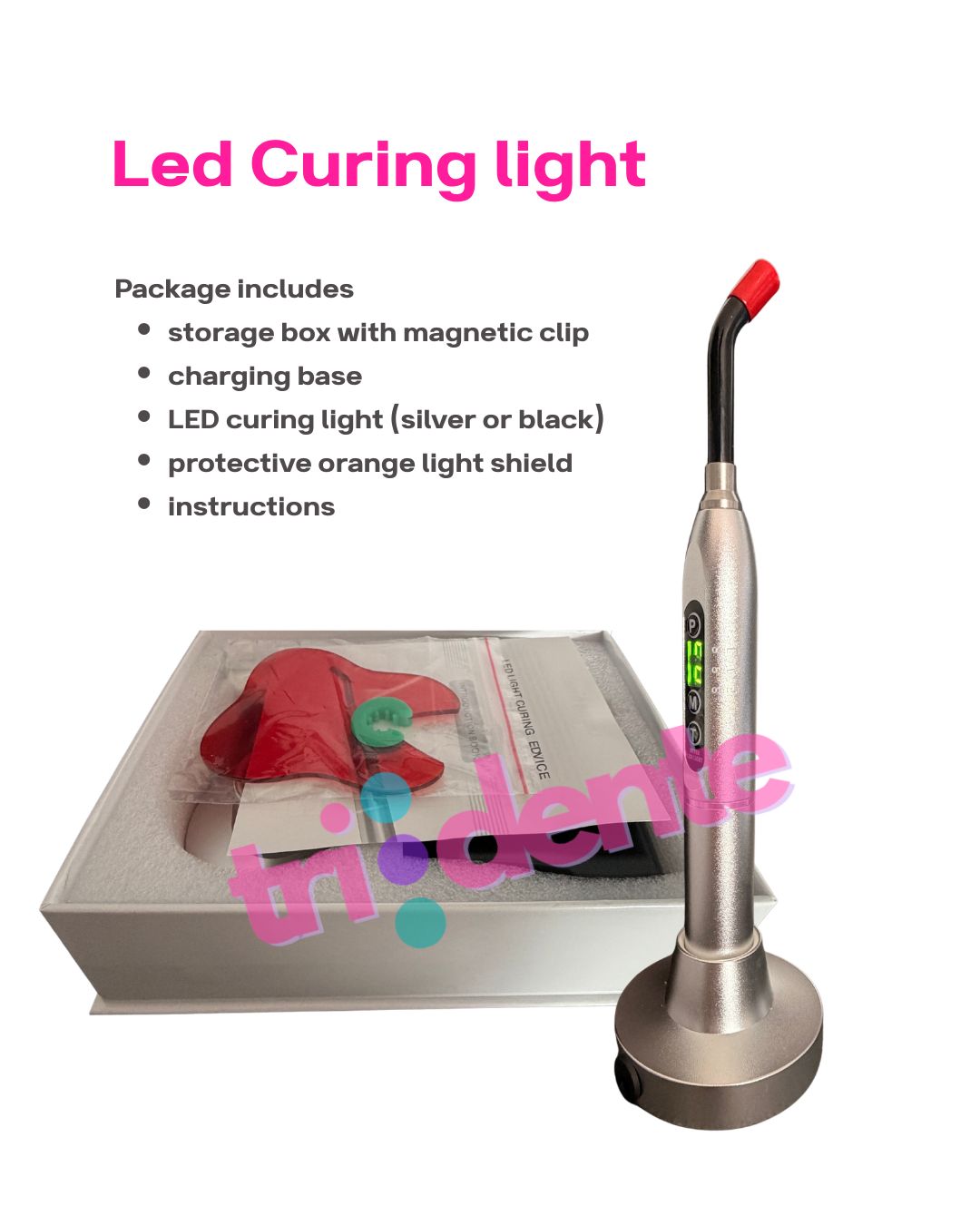LED Curing Light for Gingival Barrier and Tooth Gems | Tri-Dente