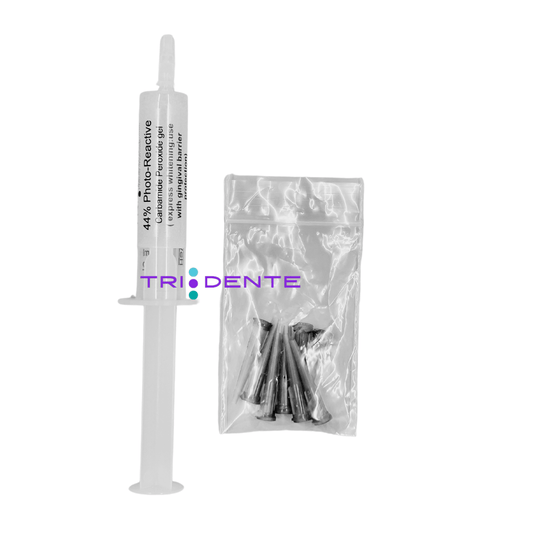 44% Carbamide Peroxide Teeth Whitening Gel - Light Activated | Dental Use