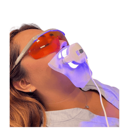 safe teeth whitening, mobile/portable  teeth whitening lamp, Beyond II ULTRA Whitening accelerator machine (2x LED lights) offers advanced whitening technology. Featuring unique ultrasonic and ioniser technology