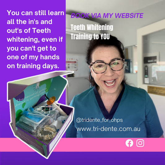 Teeth Whitening Training to YOU (online education & TW training kit, includes virtual 1:1 training)